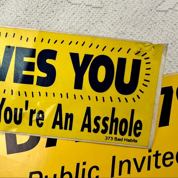3 vintage bumper stickers - Picture 8 of 13